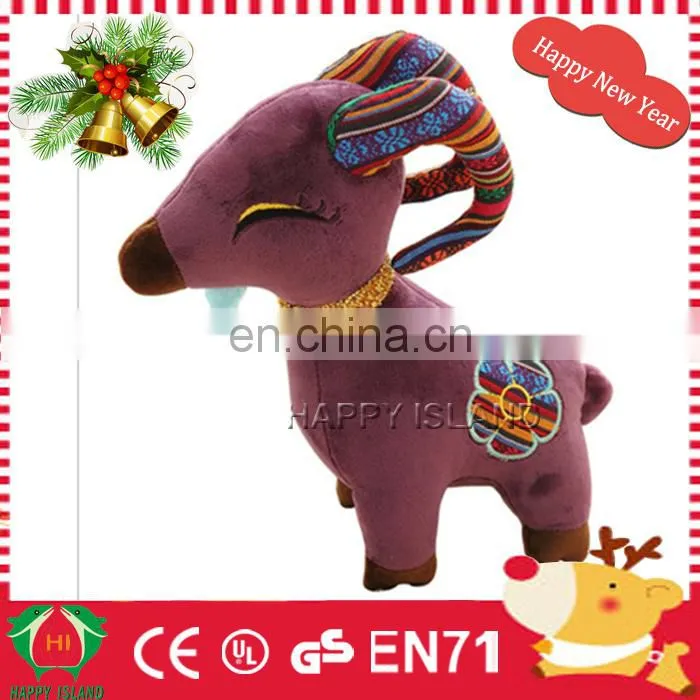 HI CE Charming mascot sheep stuffed plush toys / Latest design popular goat soft toy