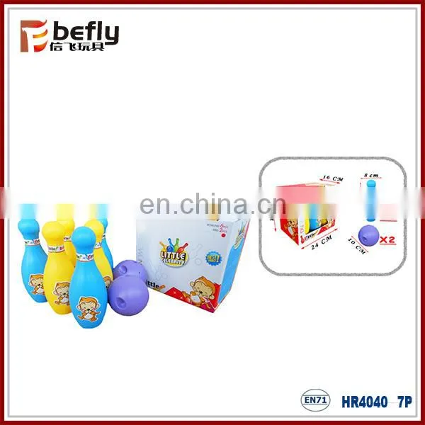 Plastic bowling pin toy for kids