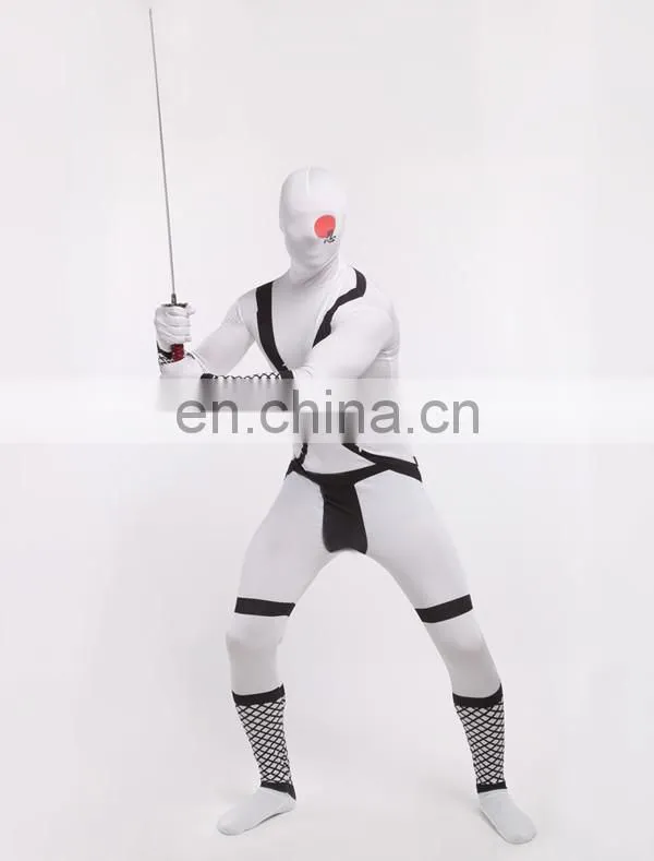 Ninja Costume Adult Full Body Suit 2nd Skin Zentai Halloween Fancy Dress