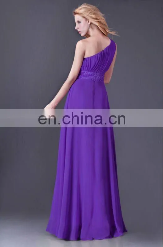 Hot Sale Women One Shoulder Long Bridesmaid Dress Grace Karin Chiffon Colorful Cheap Evening Dresses China Alibaba CL4107
