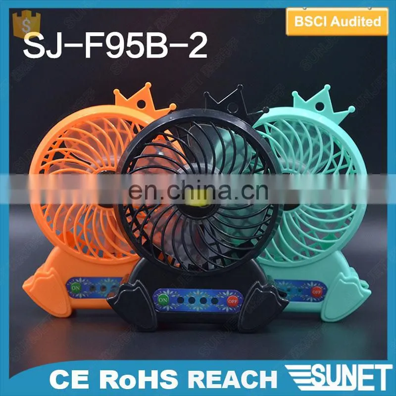 2018 New Type Electric Rechargeable USB Mini Handle Fan