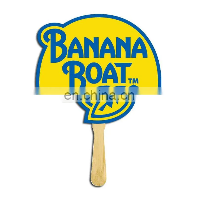 beautiful custom printing good quality mini plastic hand fan