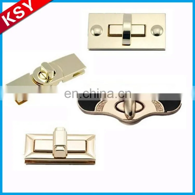 High Quality Woman Clasp Closure Metal Clip Bag Lock For Handbags/Briefcase Fitting