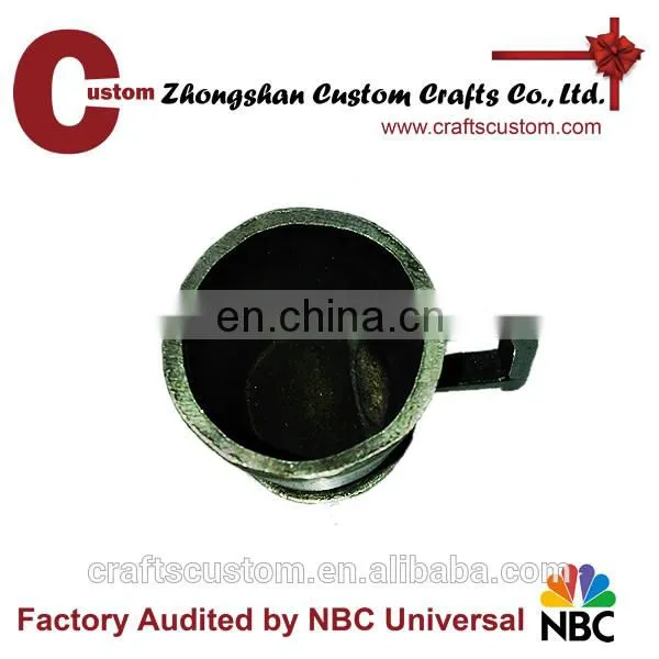 Custom 3D zinc alloy small metal drinking cups/promoion souvenir
