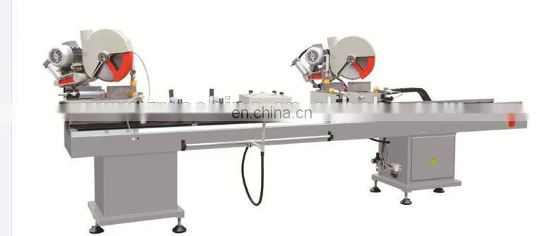 Double head cutting machine for UPVC Profile