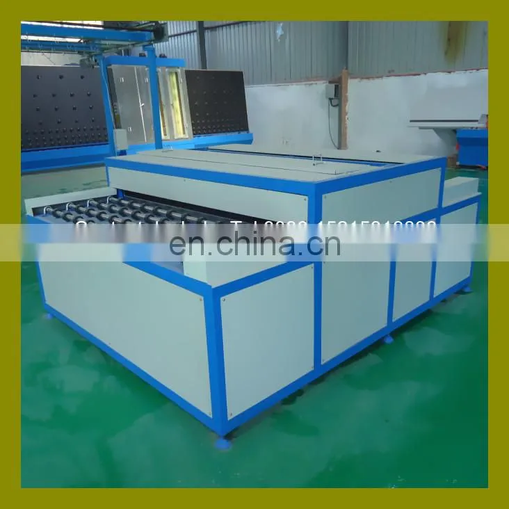 Automatic horizontal cleaning glass machine for double glazed insulating glass washing