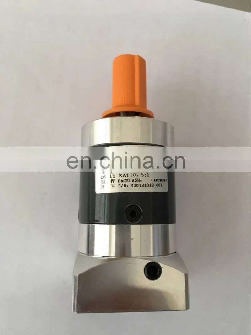 Planetary Gear Box For AC Servo Motor PLE 60 Ratio 5:1 Industrial Speed Reducer For SGM7G--13AFA61