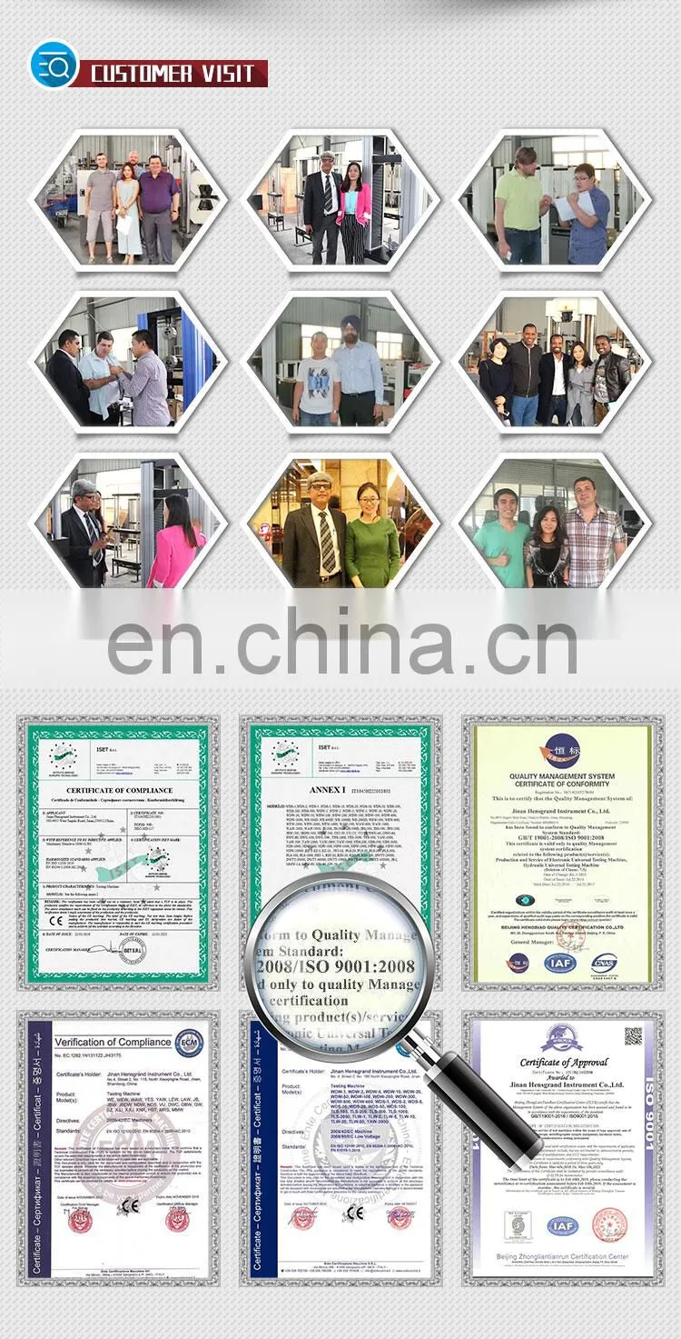 200N-5000N 5kn Universal Testing Machine Plastic Polymers Materials Tensile Testing Machine