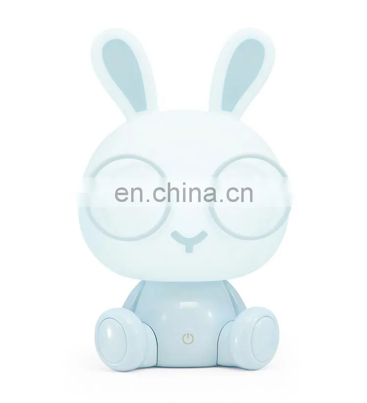 Animal Shape Night Light Cartoon ABS Plastic LED Sleeping Kids Table Night Lamp