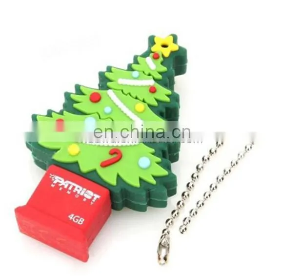 pvc mold for christmas good quality usb flash drives 2/4/8/16G full capacity usb flash memory drives usb stick