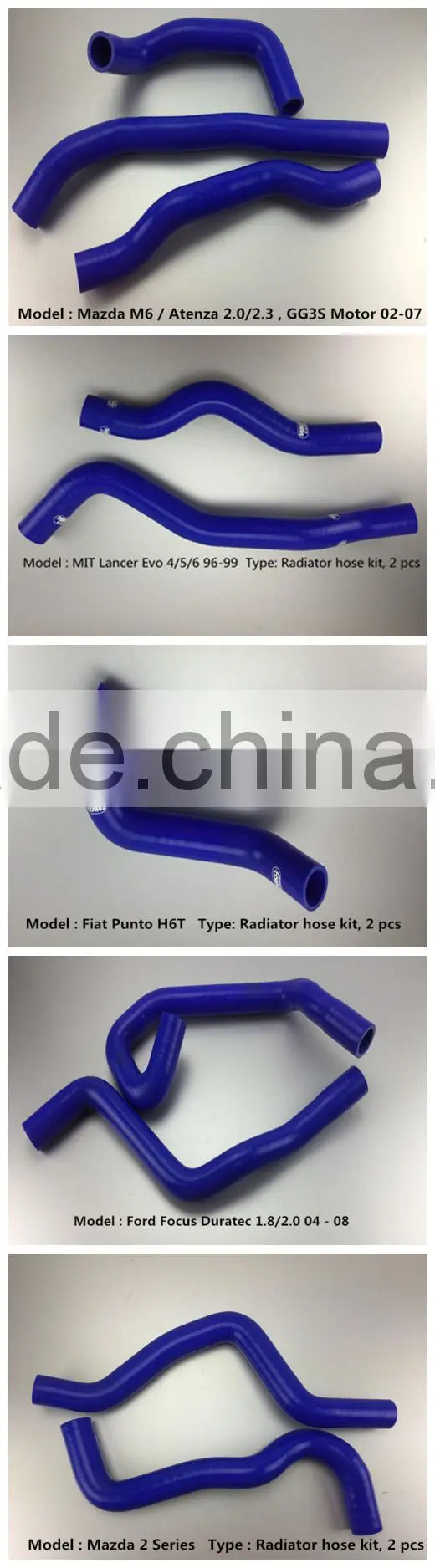 quality guaranteed high performance water intercooler silicone hose