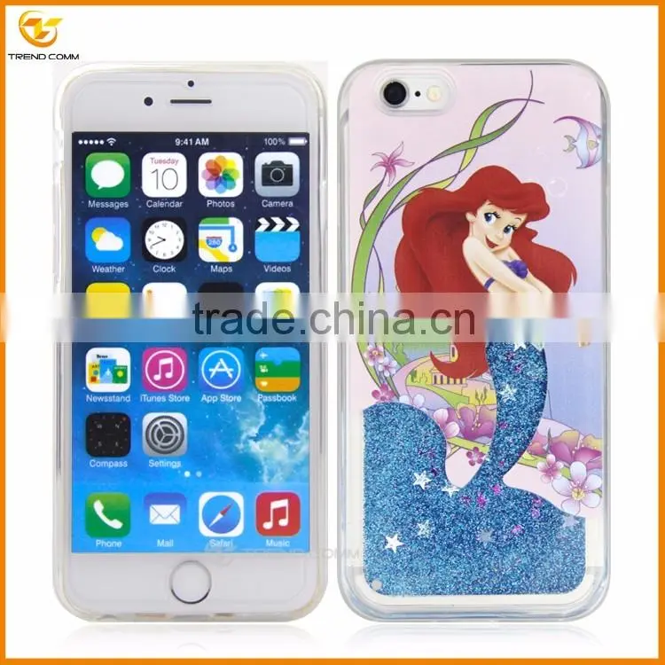 wholesale alibaba custom glitter quicksand tpu case cover for iphone 6