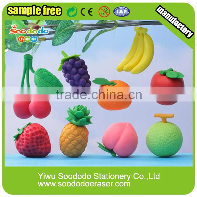 Fruit eraser stationery for kids