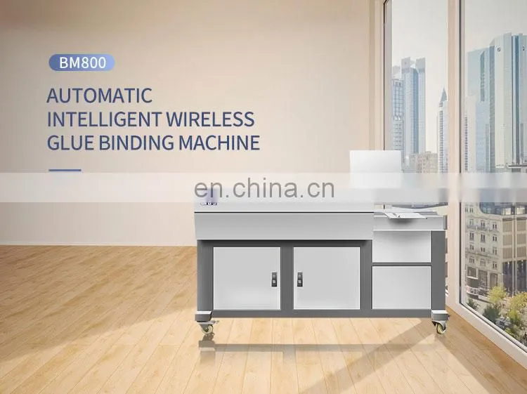 SPB-767HCA3 Manufacturers perfect hardcover hot glue adhesive book binding machine low price