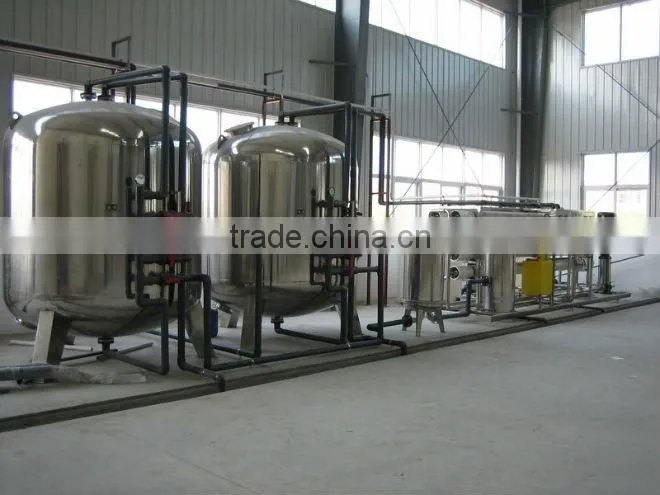 6,000 Litres per hour RO water treatment system for mineral water, CSD, juice and sparking water