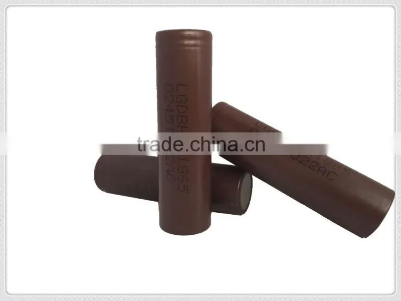 100% Authentic LG inr18650 hg2 high discharge rate battery cells for electronic cigarette