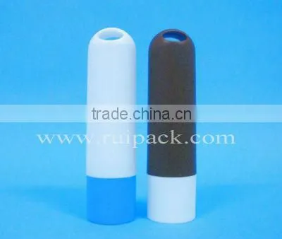 AS plastic chromatic colour overcap for keychain hole lip balm container