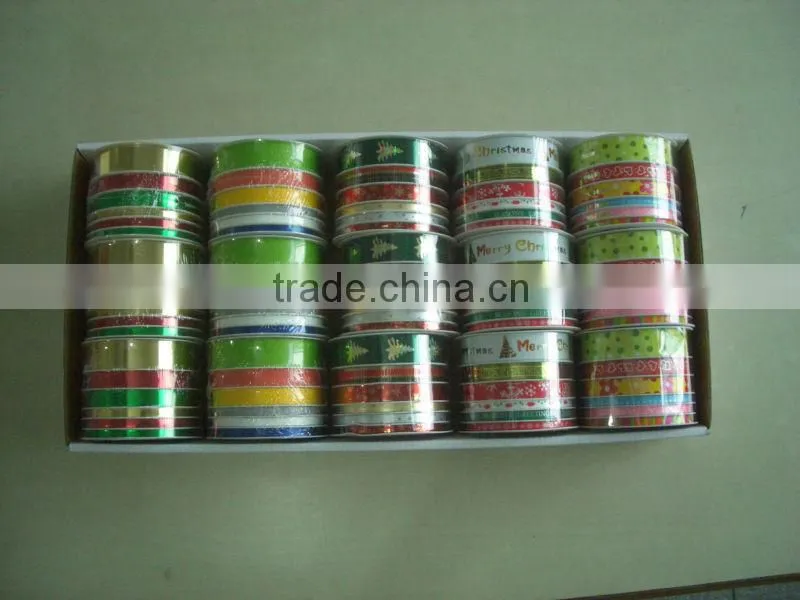 Polyester Ribbon, Grosgrain Ribbon Roll, Printing Ribbon, Stitch Ribbon, Plaid Ribbon Egg for Gift wrapping and decoration