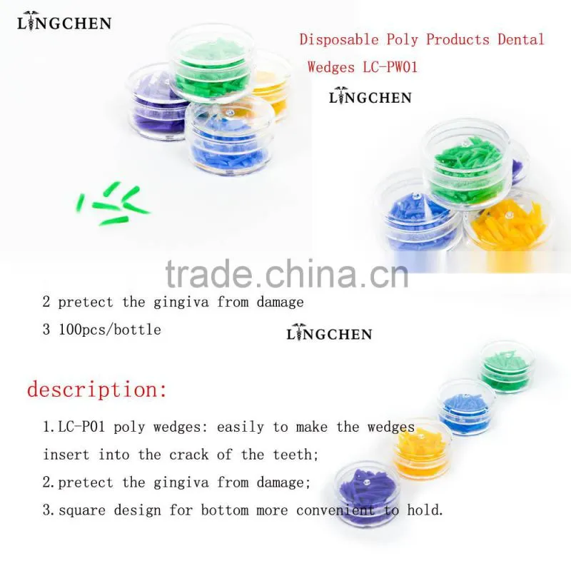 Disposable Poly Products Dental Wedge LC-PW01