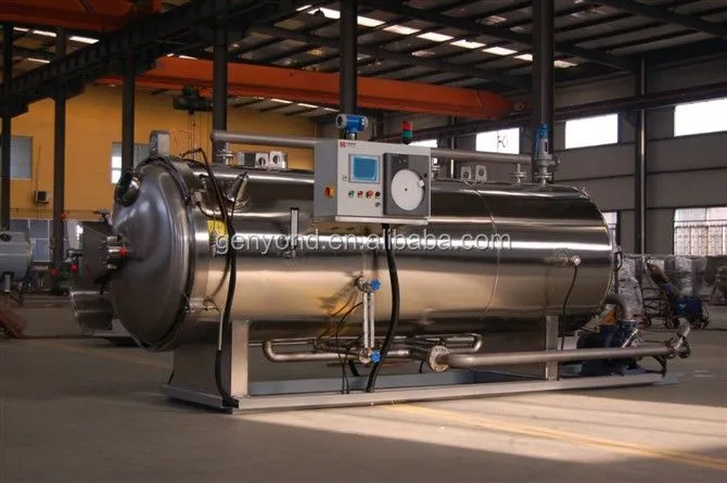 Hot Water Spray Retort Pouch Machine