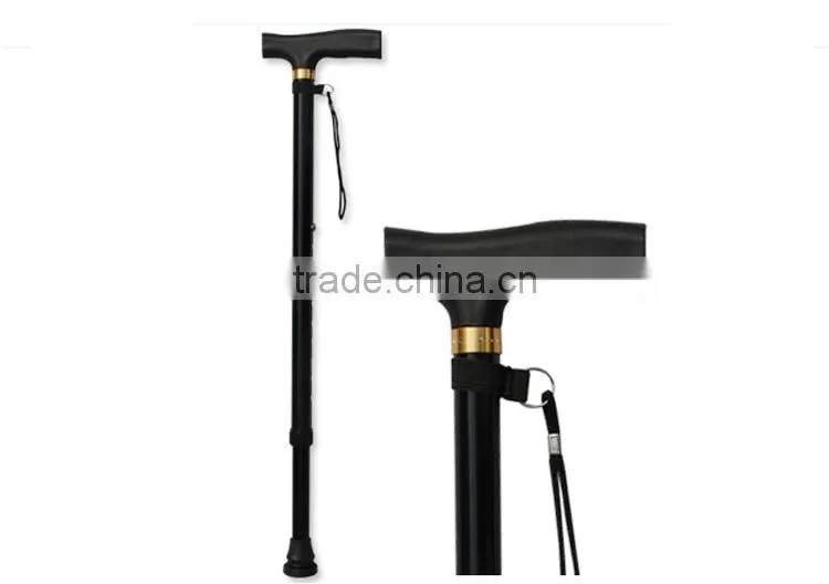 T grip aluminum alloy elderly walking stick trusty cane
