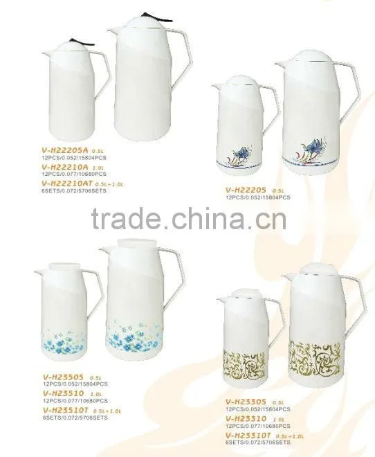 0.5 & 1.0L PLASTIC THERMOS VACUUM FLASK