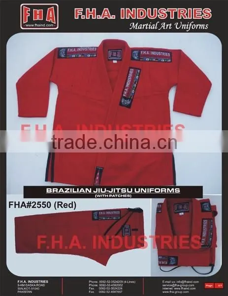 Martial Art uniforms Judo Gi Karate Teakwondo Jujitsu Brazilian KungFu uniforms Budo belts / customised suits by FHA INDUSTRIES