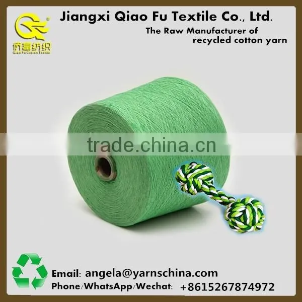 Recycled yarn cotton rope making for Durable Dental Clean Pet Toy