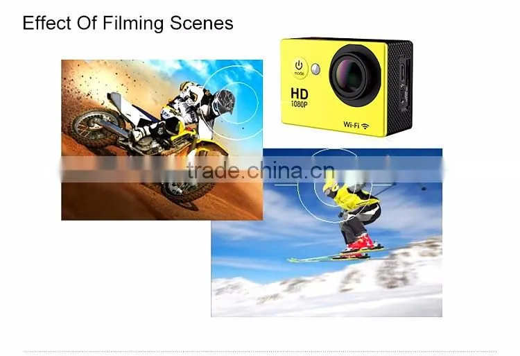 W8 waterproof camera , Full HD 1080P Sports action camera, 2 inch dvr video camera with wifi