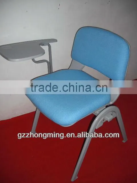New Design Fabric Student Chair With Writing Tablet Student Writing Chair Modern School Chair BY-127C