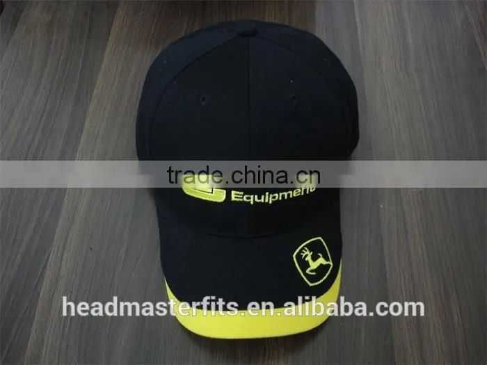 custom high quality 6 panel embroidery cotton golf hat baseball cap