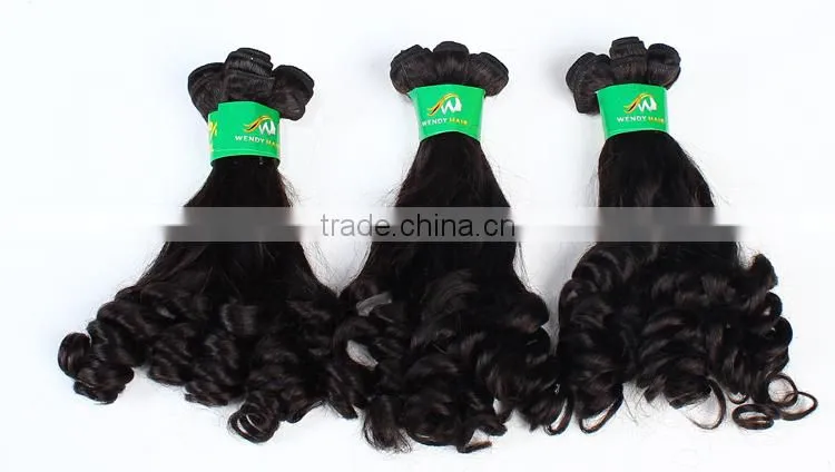 Hot China factory FUMI HAIR 100 brazilian virgin hair weft