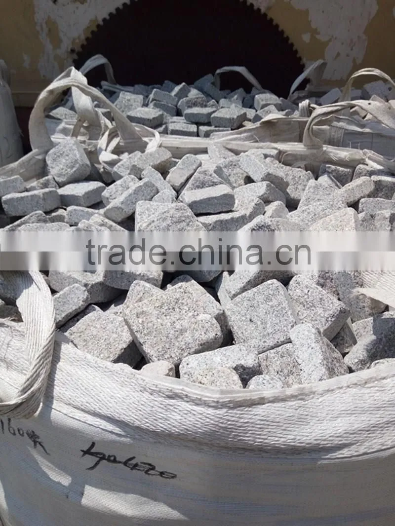 Tumbled Cheap Grey Granite Cubes Paving Stones for Sale
