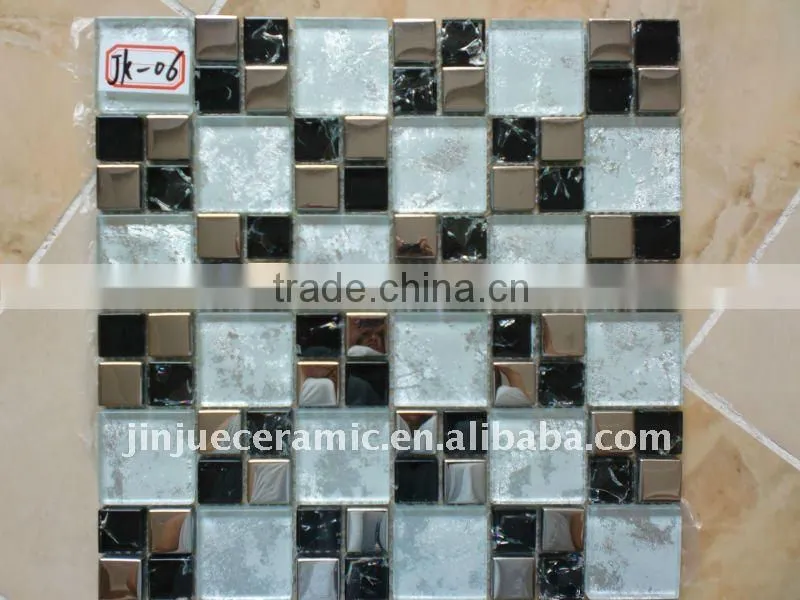 flower border tiles glass tile Glass Mosaic hand make tile