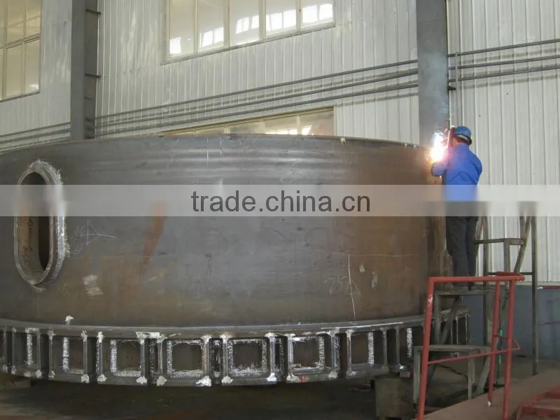 large steel fabrication for hydrogenation reactor