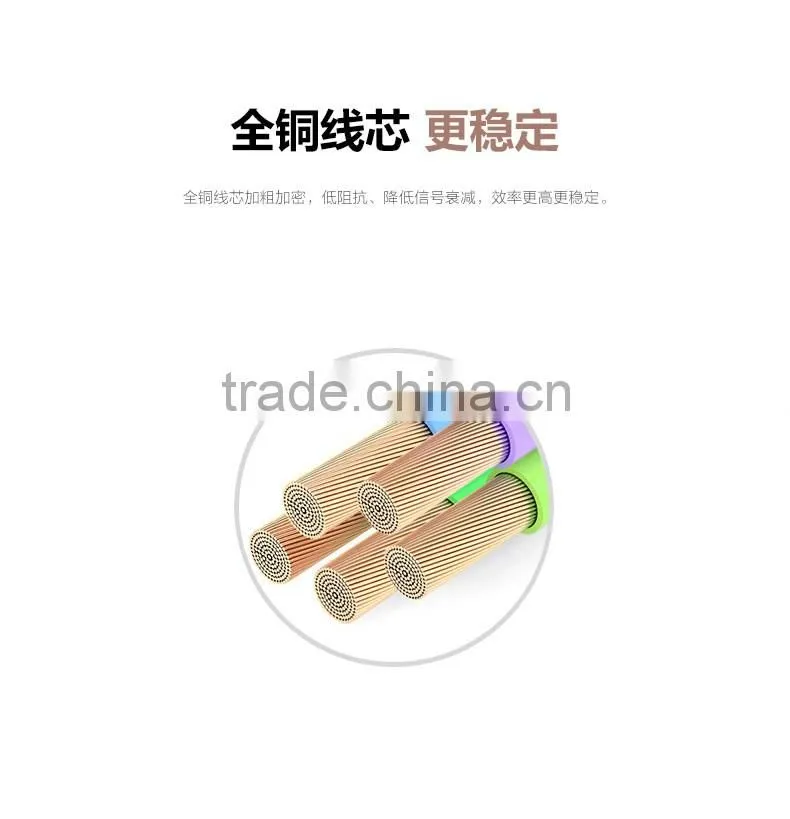 USAMS SJ044 1.2M Nylon braided 2in1 cable for iphone 6/6s/6s plus 2.1A USB Metal Weave Charging Data cable for iphone 6 plus/5s