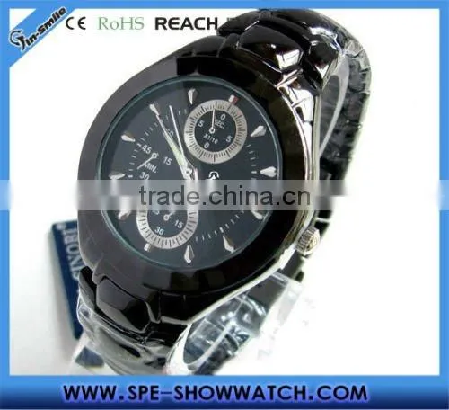 mens silicone band bigface mens sports watch