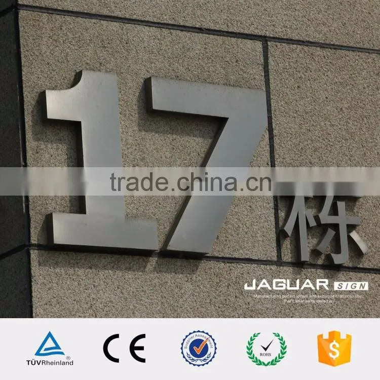 Profeesional Manufacturer Jaguar Metal Letter Sign Aluminum Channel Letter Trim Cap