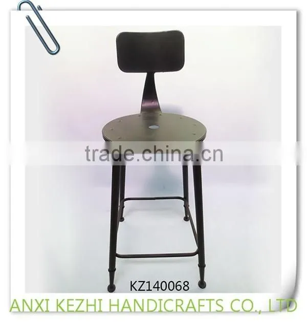KZ140068 antique iron metal cafe bar stool