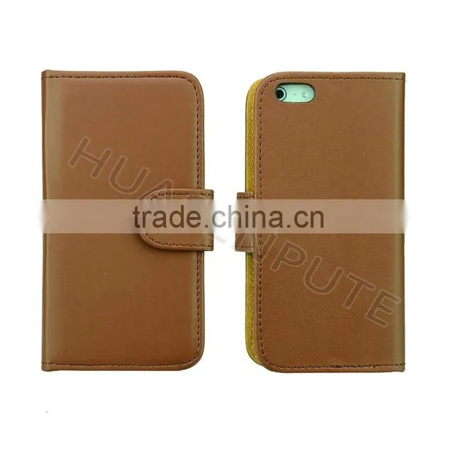 2016 Hot Selling Wallet Case Fip Leather Case With Card Holder For iPhone 5/5s