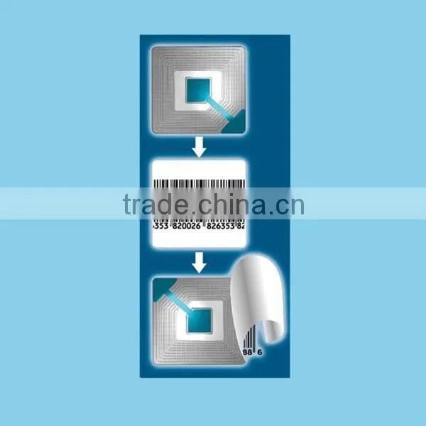 soft label eas rf alarm paper label