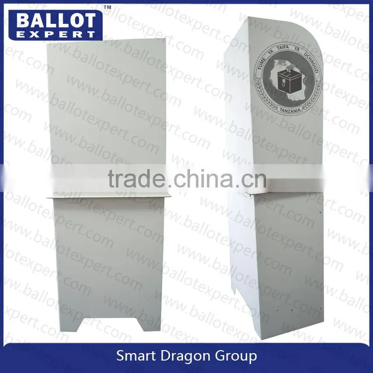 Corrugated PP Disposable Voting Booth For Election With Custom Design From Ballotexpert