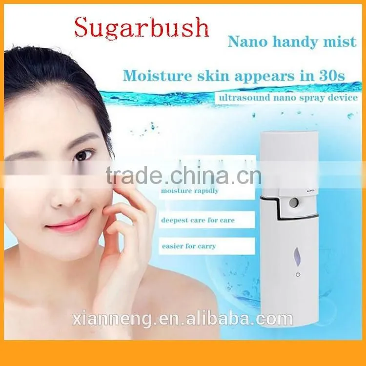 2016 New design outdoor usage handy nano mist facial steamer sprayer for Hydating