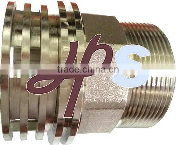 Brass material hexagonal male thread PPR insert fitting
