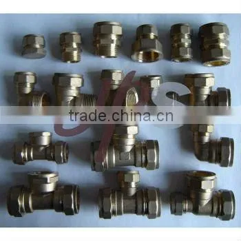 forged brass compression fitting