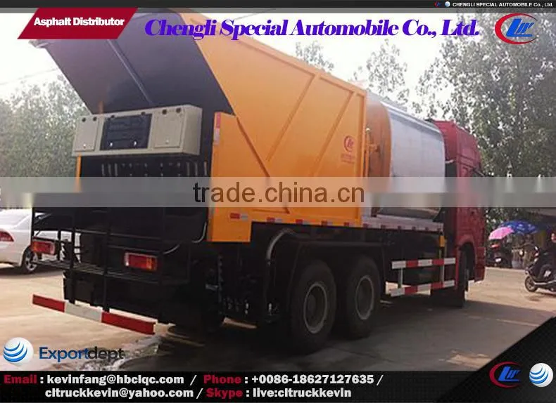 12m3 Synchronous asphalt seal paver truck