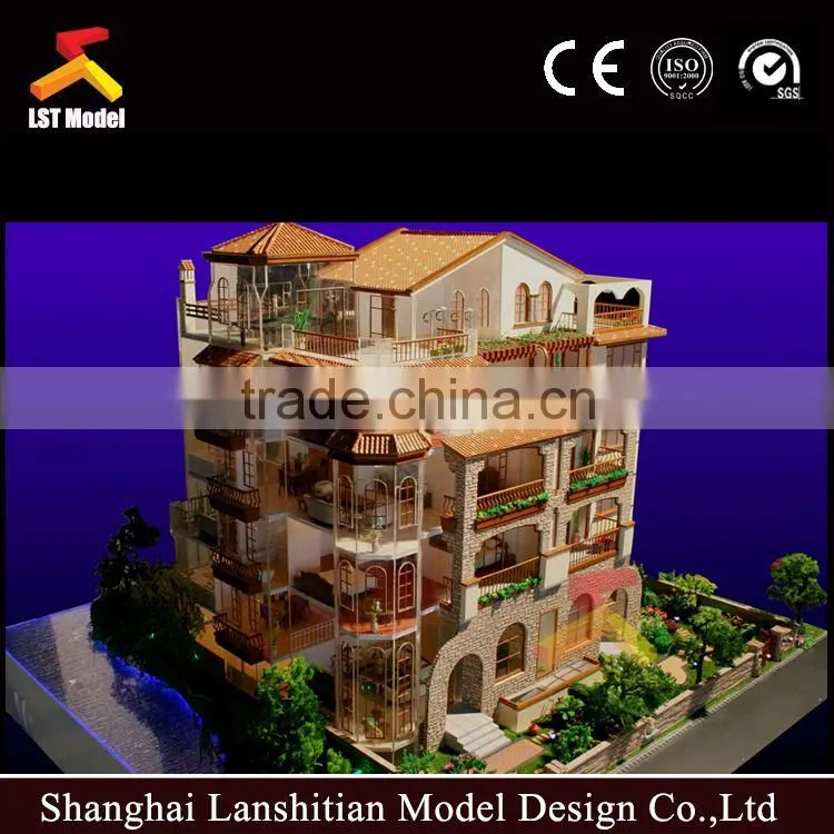 miniature house model / miniature plastic and acrylic models