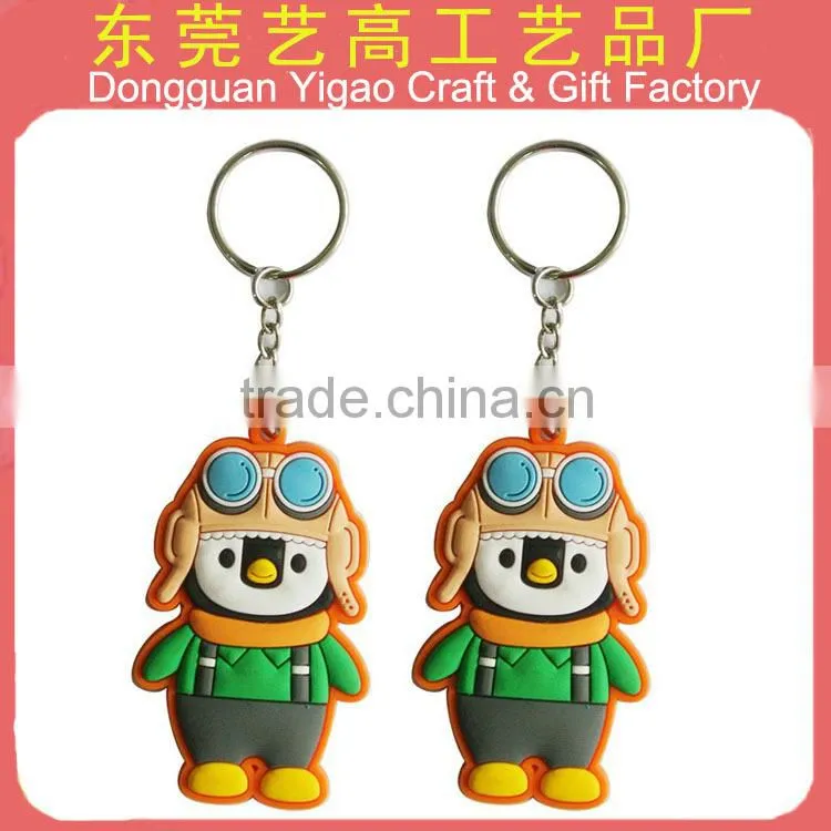 OEM custom Soft Rubber Keychains