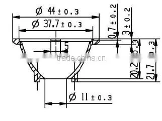 Reflector for ceiling light from high reflective light cup company