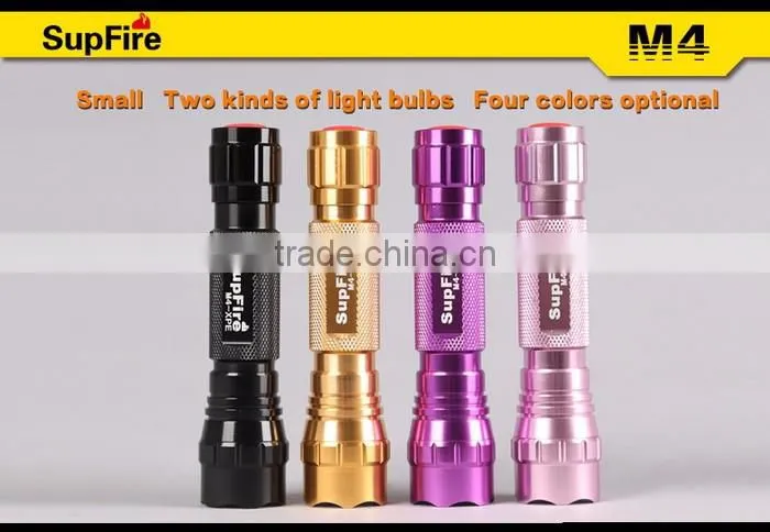 Supfire M4-U2 Rechargeable Flashlight 10W led colorful torch